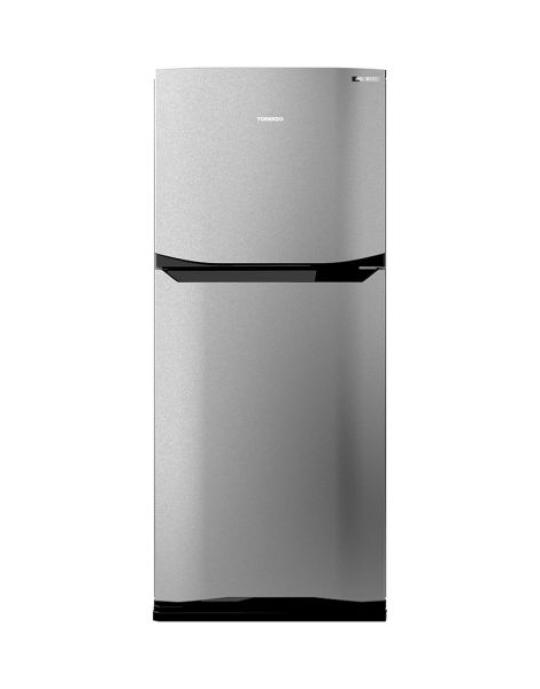 ثلاجة تورنيدو 304 لتر سيلفر إنفرتر RF-33FTV-SL