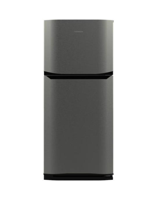 ثلاجه تورنيدو 355 لتر ستالس غامق  RF-40FT-DST